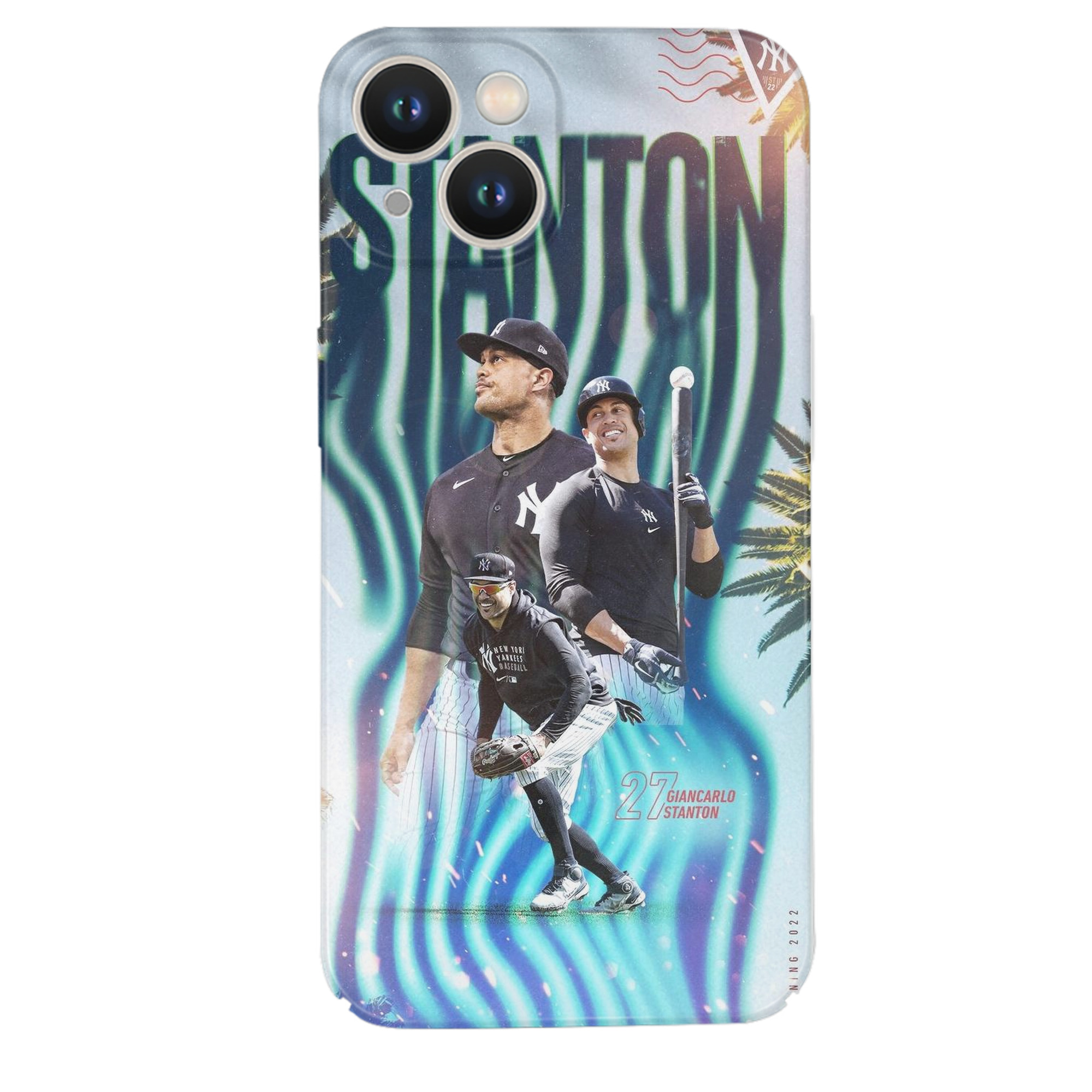 Giancarlo Stanton 31 IPhone 14 Series Full-Cover Hard Case – Shockproof With Raised Camera Protection – Precise Cutouts, Wireless Charging Compatible – Durable, Anti-Yellowing, Easy To Clean